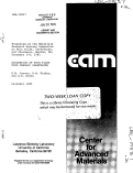 Cover page: DECOHESION OF THIN FILMS FROM CERAMIC SUBSTRATES