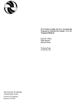 Cover page: Free Trade in Airline Services: Assessing the Proposals to Liberalize the Canada – U.S. Air Transport Bilateral