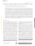 Cover page: Activating Individual Subunits of TMEM16A Calcium-Activated Chloride Channels