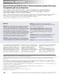 Cover page: Altered Exosomal RNA Profiles in Bronchoalveolar Lavage from Lung Transplants with Acute Rejection