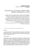 Cover page: Conservazione ex situ di specie vegetali a rischio della flora dell’Appennino centrale