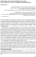 Cover page: Sicilian Mafia, Patron Saints, and Religious Processions:The Consistent Face of an Ever-Changing Criminal Organization