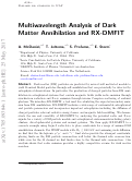 Cover page: Multiwavelength analysis of dark matter annihilation and RX-DMFIT