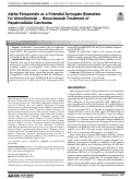 Cover page: Alpha-fetoprotein as a potential surrogate biomarker for atezolizumab + bevacizumab treatment of hepatocellular carcinomaAFP as a surrogate biomarker for atezo + bev therapy in HCC