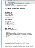 Cover page: Rural Patients’ Knowledge About Heart Failure