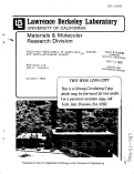 Cover page: SOLID-GAS EQUILIBRIA IN CaSO3-H2O(g) SYSTEM AND LEWIS-ACID-BASE ALLOYS