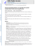 Cover page: Clinical and imaging features of congenital and acquired isolated inferior rectus muscle hypofunction.