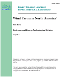 Cover page: Wind Farms in North America