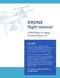 Cover page of Drone Flight Manual UCSD Mangrove Imaging Procedure (Version 1.3)&nbsp;