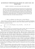 Cover page: Quasilinear Schrödinger Equations III: Large Data and Short Time