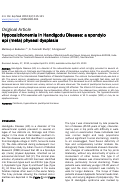 Cover page: Hypocalcitonemia in Handigodu Disease: a spondylo epi (meta) physeal dysplasia