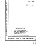 Cover page: THE SPECTROGRAPHIC ANALYSIS OF RADIOACTIVE MATERIALS