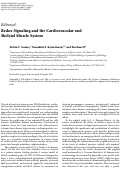 Cover page: Redox Signaling and the Cardiovascular and Skeletal Muscle System