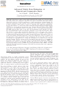 Cover page: Advanced Vehicle State Estimation: A Tutorial and Comparative Study