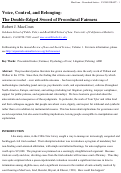 Cover page: Voice, Control, and Belonging: The Double-Edged Sword of Procedural Fairness