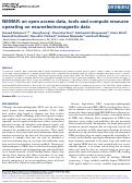 Cover page: NEMAR: an open access data, tools and compute resource operating on neuroelectromagnetic data