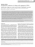 Cover page: Posttraumatic Reduction of Edema with Aquaporin-4 RNA Interference Improves Acute and Chronic Functional Recovery