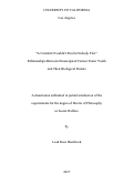 Cover page: “A Comfort I Couldn’t Find in Nobody Else”: Relationships Between Emancipated Former Foster Youth and Their Biological Parents