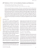 Cover page: ATP Inhibition of CLC-1 Is Controlled by Oxidation and Reduction