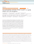 Cover page: Low phosphate activates STOP1-ALMT1 to rapidly inhibit root cell elongation.