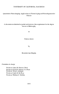 Cover page: Quantitative Neuroimaging : : Applications to Normal Aging and Neurodegenerative Disease