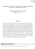 Cover page: Development of a 2D Vlasov Solver for Single-Pass Systems