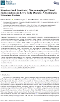 Cover page: Structural and Functional Neuroimaging of Visual Hallucinations in Lewy Body Disease: A Systematic Literature Review