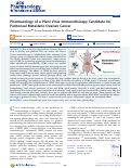 Cover page: Pharmacology of a Plant Virus Immunotherapy Candidate for Peritoneal Metastatic Ovarian Cancer