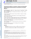 Cover page: Revisiting social MPE: an integration of molecular pathological epidemiology and social science in the new era of precision medicine.