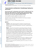 Cover page: Cancer survivors and neurotoxic chemotherapy: hearing loss and tinnitus