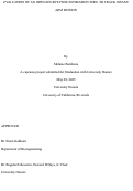 Cover page of Evaluation of an Open-Source Pose Estimation Tool to Track Infant Arm Motion