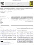 Cover page: Helping hands, healthy body? Oxytocin receptor gene and prosocial behavior interact to buffer the association between stress and physical health