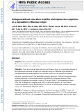 Cover page: Intergenerational education mobility and depressive symptoms in a population of Mexican origin.