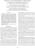 Cover page: Self-esteem and the Matching Effect in Mate Selection