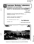 Cover page: ACOUSTIC AND ELECTRICAL PROPERTIES OF MEXICAN GEOTHERMAL ROCK SAMPLES