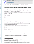 Cover page: Predialysis coronary revascularization and postdialysis mortality.