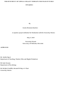 Cover page: THE EFFICIENCY OF VIRTUAL REALITY THERAPY FOR FEAR OF PUBLIC SPEAKING