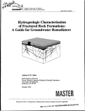 Cover page: Hydrogeologic Characterization of Fractured Rock Formations: A Guide for Groundwater Remediators