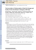 Cover page: The association of self-perception of body fat changes and quality of life in the Women's Interagency HIV Study