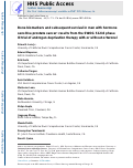 Cover page: Bone Biomarkers and Subsequent Survival in Men with Hormone-sensitive Prostate Cancer: Results from the SWOG S1216 Phase 3 Trial of Androgen Deprivation Therapy with or Without Orteronel