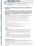 Cover page: Disparity-Sensitive Measures in Surgical Care: A Delphi Panel Consensus.