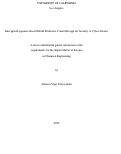 Cover page: Encrypted Lyapunov-Based Model Predictive Control Design for Security to Cyber-Attacks