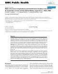 Cover page: Risks of serious complications and death from smallpox vaccination: A systematic review of the United States experience, 1963â1968