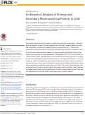 Cover page: An Empirical Analysis of Primary and Secondary Pharmaceutical Patents in Chile