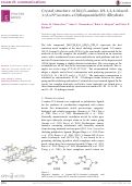 Cover page: Crystal structure of bis­[(5-amino-1H-1,2,4-triazol-3-yl-κN4)acetato-κO]di­aqua­nickel(II) dihydrate