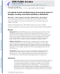 Cover page: A systematic review and meta-analysis assessing the impact of droughts, flooding, and climate variability on malnutrition