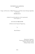 Cover page: Design and Evaluation of High-Performance and Fault-tolerant Routing Algorithms for 3D-NoCs