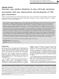 Cover page: Genomic copy number alterations in clear cell renal carcinoma: associations with case characteristics and mechanisms of VHL gene inactivation.