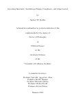 Cover page: Governing Insecurity: Institutional Design, Compliance, and Arms Control