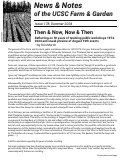 Cover page of News &amp; Notes of the UCSC Farm &amp; Garden, Issue 178